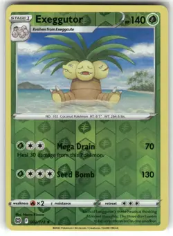 Exeggutor 002/172 Brilliant Stars Reverse Holo Pokemon TCG - Image 1