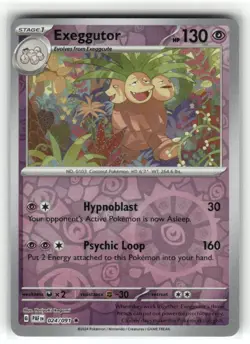 Exeggutor 024/091 Reverse Holo Paldean Fates Pokemon TCG - Image 1