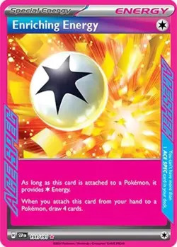 1x Enriching Energy (#191/191) - Holofoil NM Eng Pokemon - Surging Sparks - Image 1