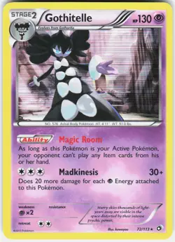 Gothitelle 72/113 Holo Holo Rare Legendary Treasures Pokemon Holo Near Mint - Image 1
