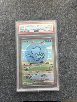 2024 POKEMON MEW ex SPECIAL ILLUSTRATION RARE PALDEAN FATES #232 PSA 10 - Image 1