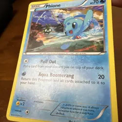 Phione 36/113 Rare Legendary Treasures Pokemon Moderately Played - Image 2