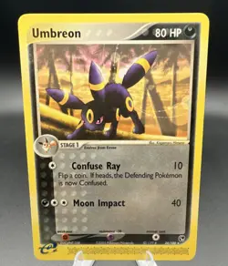 Pokemon Umbreon 24/100 Sandstorm Rare Regular Non-Holo Stage 1 80 HP English - Image 1