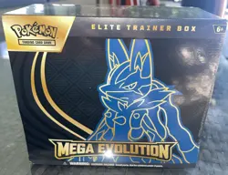 Pokemon TCG Mega Evolution Elite Trainer Box ETB Mega Lucario Factory Sealed - Image 1