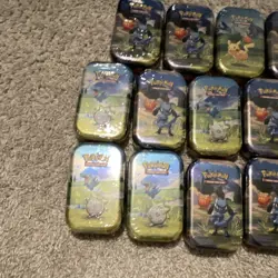 Pokemon TCG Ascended Heroes Mini Tin Lot of 14 Pikachu Riolu Togepi - Image 3