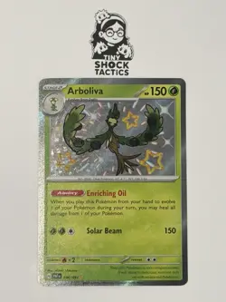 Pokemon Arboliva 104/091 SV Paldean Fates Shiny Rare Holo NM - Image 1