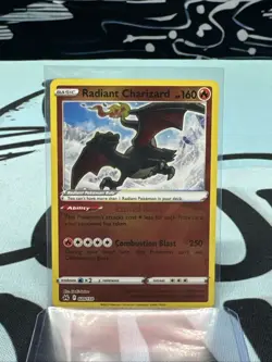 Pokemon Radiant Charizard 020/159 SWSH Crown Zenith Holo Radiant Rare Full Art - Image 1