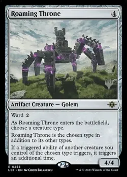 Roaming Throne - Foil Promo LCI NM MTG - Image 1