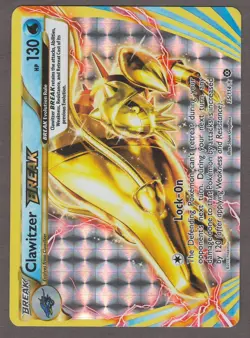 Clawitzer BREAK 35/114 XY Steam Siege Ultra Rare Holo Water Pokemon 2016 NM - Image 1