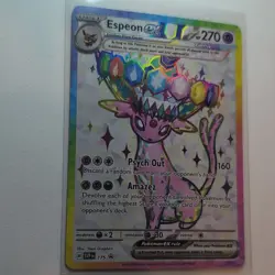 Espeon ex SVP175 Scarlet & Violet Promo Holo English 270 HP Pokemon TCG - Image 3