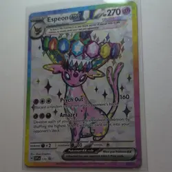 Espeon ex SVP175 Scarlet & Violet Promo Holo English 270 HP Pokemon TCG - Image 4