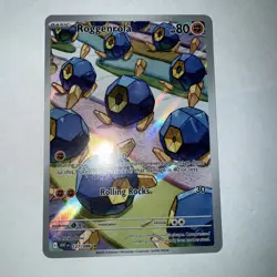 Roggenrola 127/086 Sv: White Flare Holo Pokemon TCG - Image 3