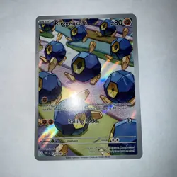 Roggenrola 127/086 Sv: White Flare Holo Pokemon TCG - Image 5