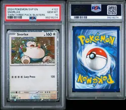 PSA 10 - 2024 POKEMON SVP EN-SV BLACK STAR PROMO #122 SNORLAX - Image 3
