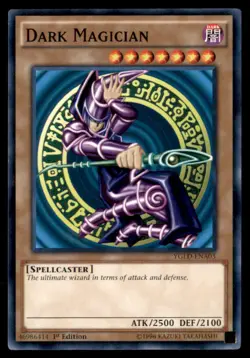 Yu Gi Oh! Dark Magician YGLD ENA03 Yugis Legendary Decks 1st Edition Regular - Image 1
