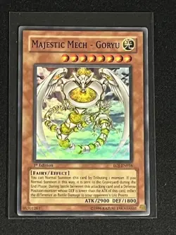 Majestic Mech - Goryu 1st Edition EOJ-EN016 YuGiOh Enemy of Justice - Image 1
