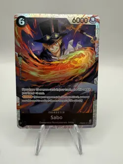 Bandai One Piece CCG Sabo PRB02-014 Premium Booster Vol. 2 Super Rare Foil - Image 1