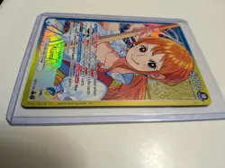 One Piece TCG Nami OP11-041 Alternate Art Leader A Fist of Divine Speed NM - Image 5