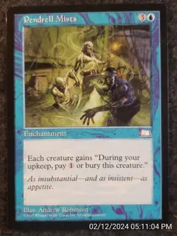 Pendrell Mists Weatherlight NEVER PLAYED Rare MAGIC THE GATHERING CARD (DS3D1D5) - Image 1