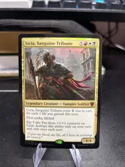 Licia, Sanguine Tribune Commander 2017 Foil Card Near Mint Condition - Image 1