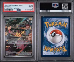 Pokemon Pikachu TCG Card 173/165 SV Scarlet & Violet 151 PSA 9 - Image 3