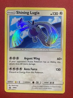 Shining Lugia SM82 Sm Holo Pokemon Card TCG - Image 2