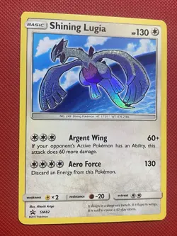 Shining Lugia SM82 Sm Holo Pokemon Card TCG - Image 3