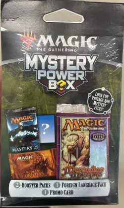 Deckmaster Magic: The Gathering Mystery Power Box 2 Boosters + Promo Card - Image 2