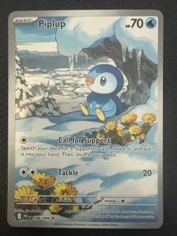 Piplup 098/094 Secret Illustration Rare Phantasmal Flames Pokemon Card OC #2 - Image 1
