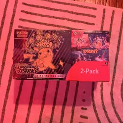 Pokemon Surging Sparks ETB Booster Bundle Costco 2-Pack (Lot of 2 Boxes) - Image 1