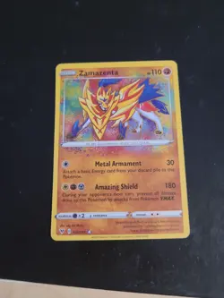 Zamazenta - 102/185 - Pokemon Vivid Voltage Sword & Shield Amazing Rare Card LP - Image 1