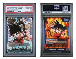 FB06-025 GOKU Alt Art PSA 10 - DRAGON BALL SUPER CARD GAME FUSION WORLD - Image 1