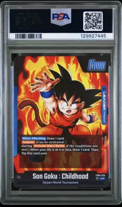 FB06-025 GOKU Alt Art PSA 10 - DRAGON BALL SUPER CARD GAME FUSION WORLD - Image 5