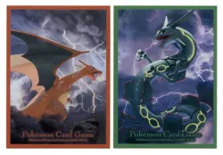 Lightning Charizard & Rayquaza Individual Card Sleeve Set Pokemon Center Japan - Image 1