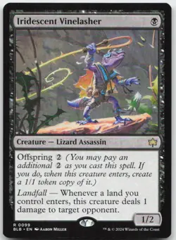 Magic: The Gathering : Iridescent Vinelasher Bloomburrow 99 : R - Image 1
