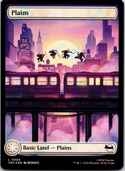 Plains (0305) (Surge Foil) 0305 Holofoil Teenage Mutant Ninja Turtles NM - Image 1
