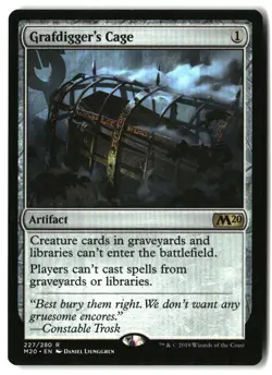 MTG Grafdigger's Cage [M20 - 227] LP 6-1 - Image 1