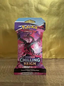 Pokemon TCG: Sword & Shield - Chilling Reign Sleeved Booster Pack (Moltres) 820650828478 - Image 1