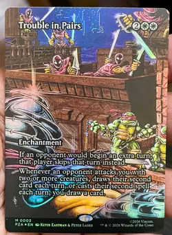 Trouble in Pairs (Borderless) Teenage Mutant Ninja Turtles Source Material Foil - Image 1