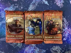 MTG magic the Gathering BORN of the GODS booster 3pack f/s English - Image 1