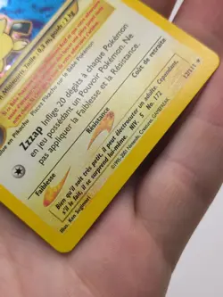 Pokemon TCG Pichu 12/111 LP 🌀 SWIRL 🌀 Neo Genesis French Holo Rare Card - Image 4
