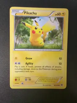 Pikachu - 48/162 - Common English Pokemon BREAKThrough MP - Image 1