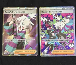 Pokemon Chaos Rising English Roxie’s Performance Sir 121/086 And Ir 112/086 NM - Image 1