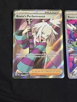 Pokemon Chaos Rising English Roxie’s Performance Sir 121/086 And Ir 112/086 NM - Image 3