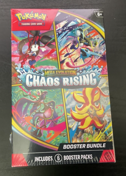 Pokemon TCG Chaos Rising Booster Bundle SEALED Mega Evolution - Image 1