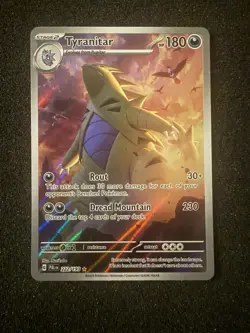 Pokemon- Tyranitar 222/193 PALDEA Evolved Full Art Holo NM - Image 1