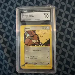 Pokemon Eevee Skyridge 54/144 CGC 10 - Image 1