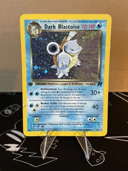 Pokemon Dark Blastoise Holo 1st Edition 3/82 Team Rocket - Image 1
