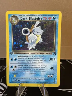 Pokemon Dark Blastoise Holo 1st Edition 3/82 Team Rocket - Image 2