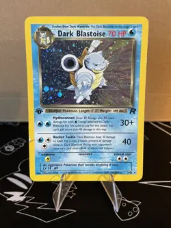 Pokemon Dark Blastoise Holo 1st Edition 3/82 Team Rocket - Image 4
